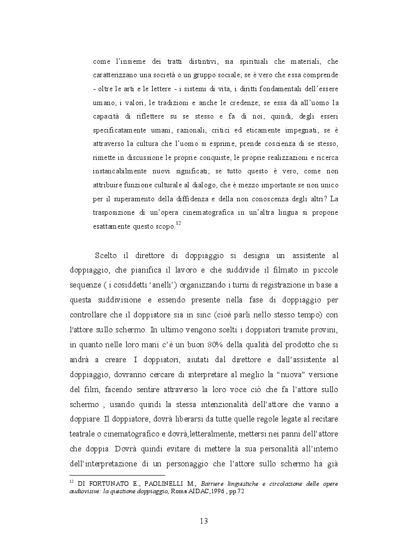 Estratto dalla tesi: L’altra voce: il doppiaggio nel cinema e nella serialità televisiva