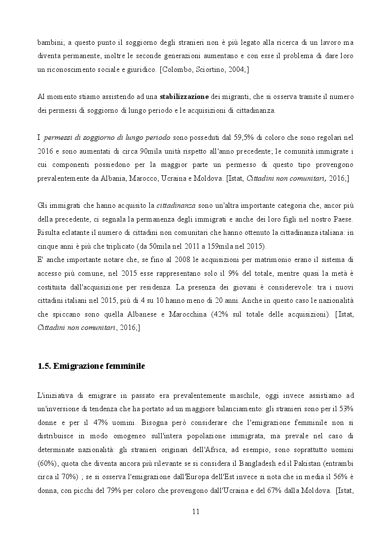 Anteprima della tesi: La generazione di mezzo. Seconde generazioni alle prese con la quotidianità, Pagina 9