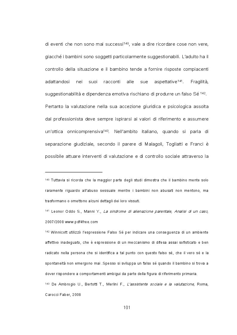 Estratto dalla tesi: La Sindrome di Alienazione Genitoriale: Violenza Invisibile sui Minori