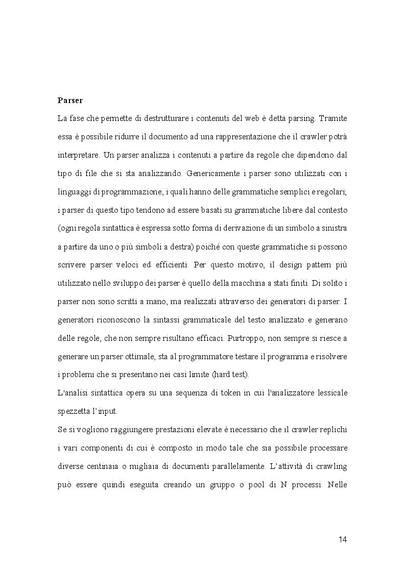 Estratto dalla tesi: Progettazione e implementazione di un web bot per la raccolta dati