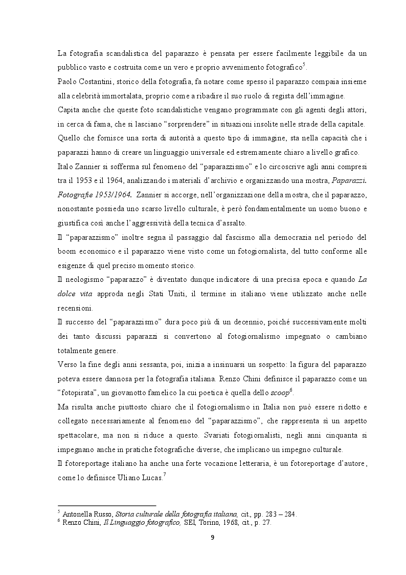 Estratto dalla tesi: Ugo Mulas: l'arte attraverso l'obbiettivo