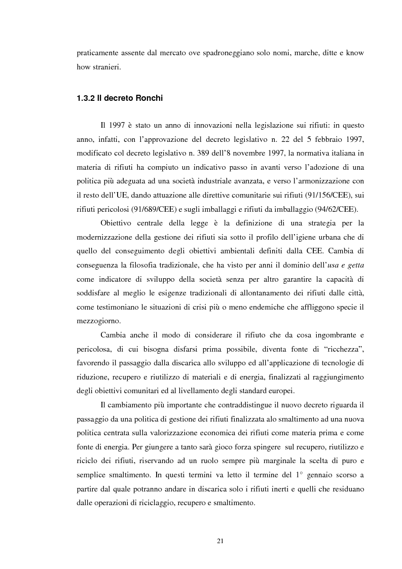 Anteprima della tesi: I rifiuti: da problema a risorsa, Pagina 11