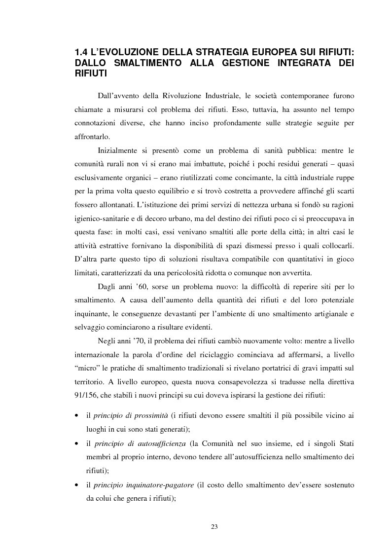 Anteprima della tesi: I rifiuti: da problema a risorsa, Pagina 13
