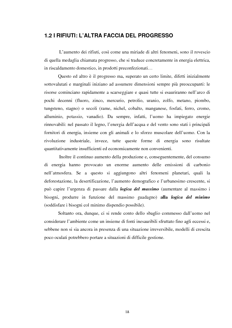 Anteprima della tesi: I rifiuti: da problema a risorsa, Pagina 8