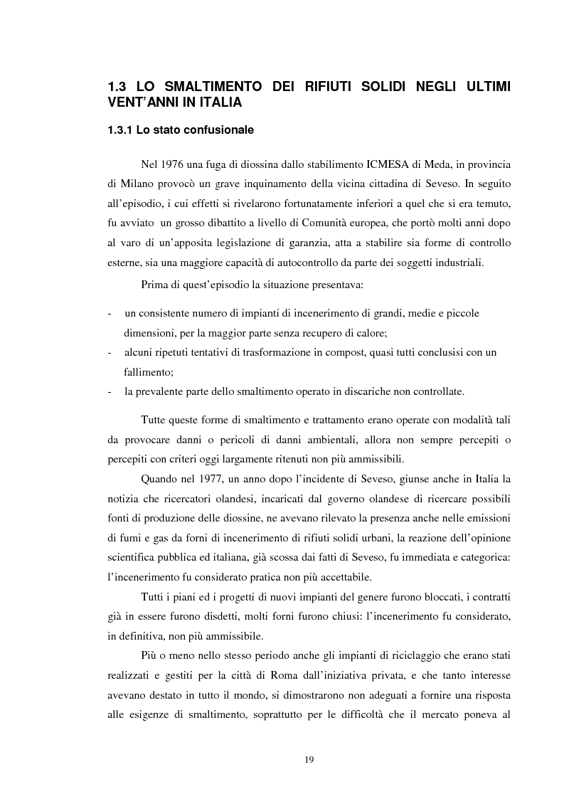 Anteprima della tesi: I rifiuti: da problema a risorsa, Pagina 9
