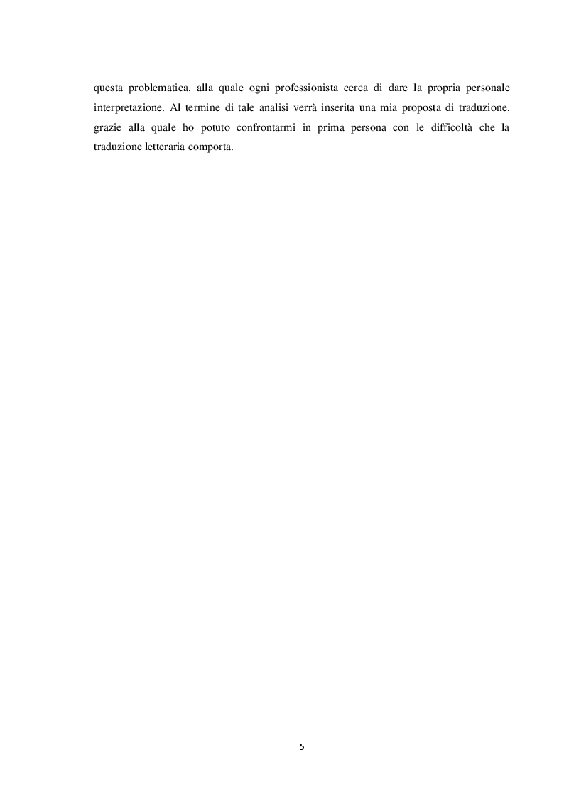 Anteprima della tesi: Il Grande Gatsby in lingua italiana: analisi comparativa delle traduzioni in italiano e proposta di traduzione, Pagina 4