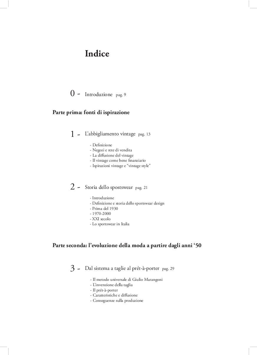 Indice della tesi: Post Fata Resurgo, Pagina 1