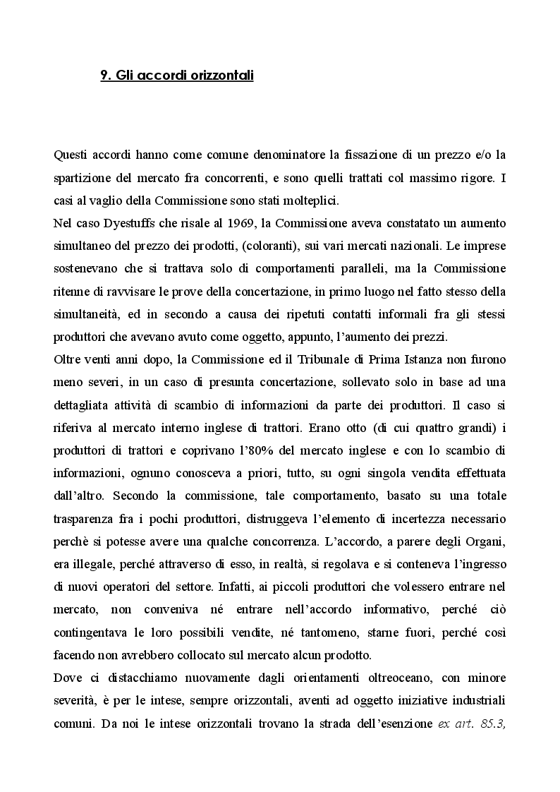 Estratto dalla tesi: Politiche per favorire la competizione per le imprese - l'Antitrust