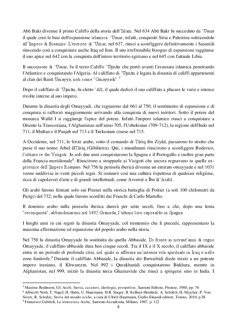Estratto dalla tesi: I Saraceni e la leggenda della ''Corsa degli Scalzi''