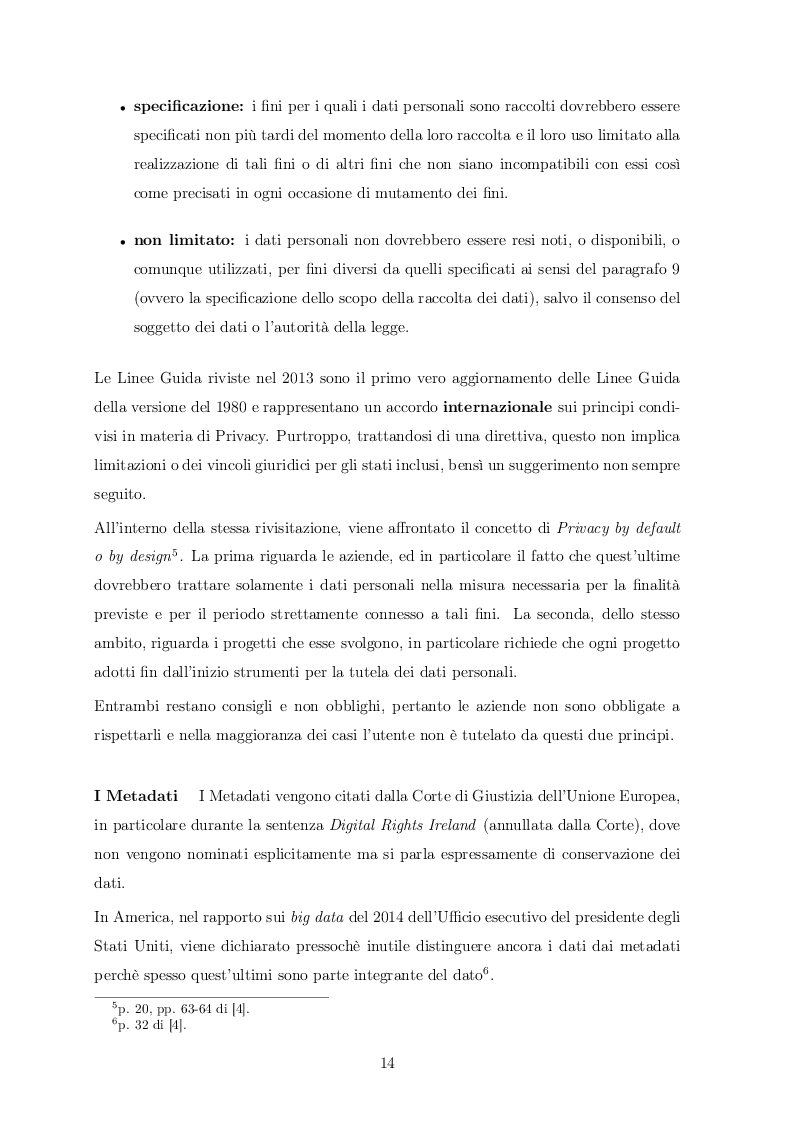 Estratto dalla tesi: Proteggere la Privacy e i dati personali: analisi e studio del concetto di profilazione online