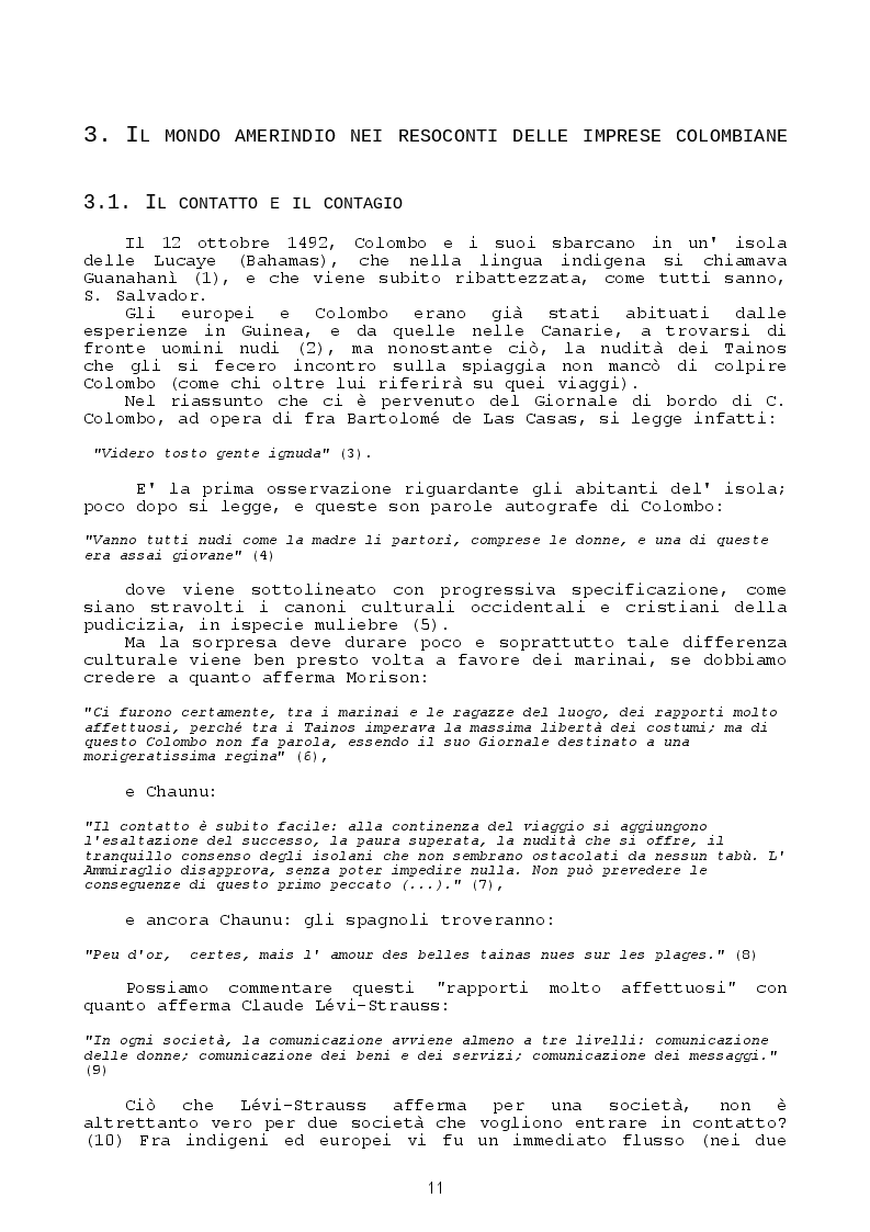 Estratto dalla tesi: Concettualizzazione del mondo amerindio attraverso i resoconti delle imprese colombiane