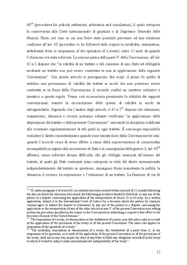Estratto dalla tesi: Il recesso dai trattati internazionali tra diritto internazionale e diritto dell'Unione europea: il caso Brexit