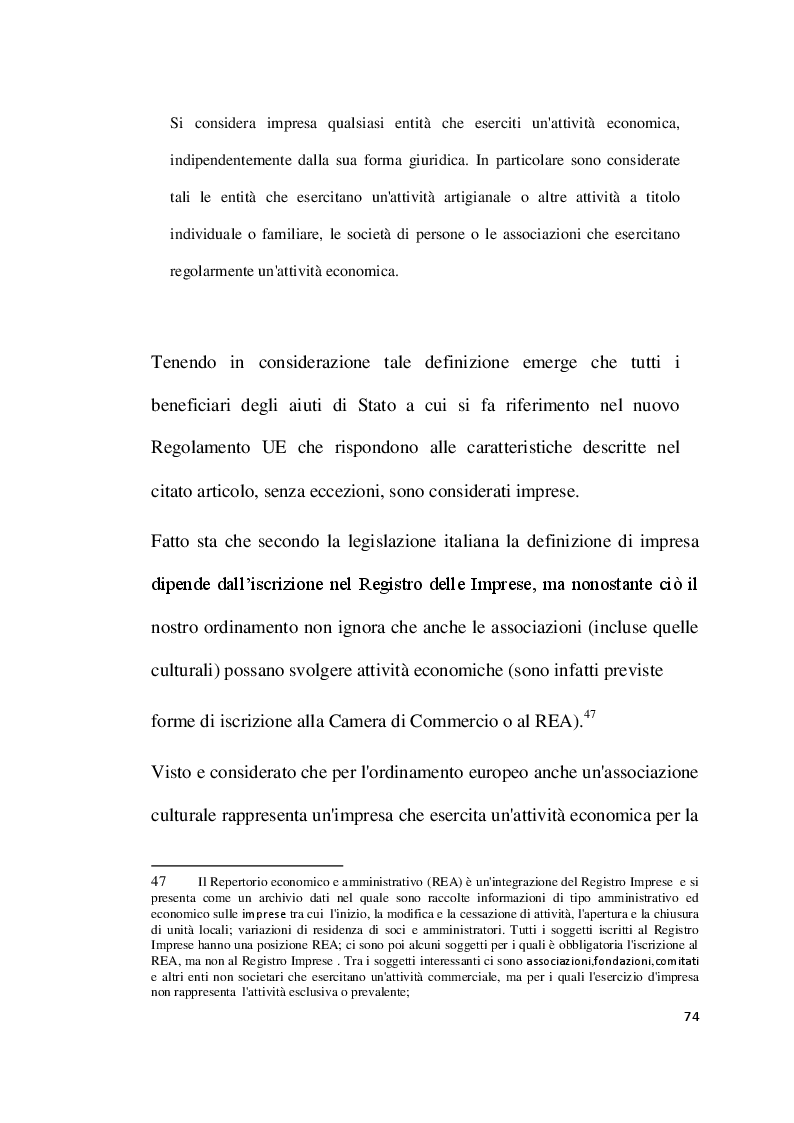 Estratto dalla tesi: Nuove prospettive dei finanziamenti allo spettacolo: Europa, Stato, Regione