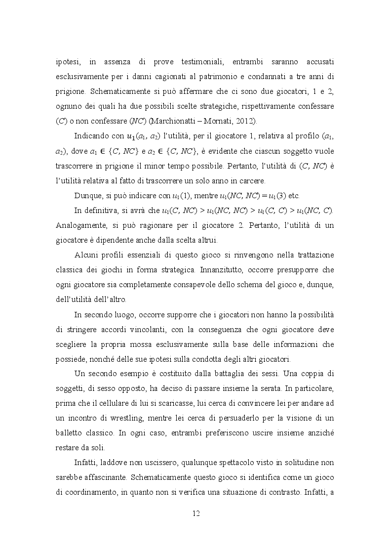 Estratto dalla tesi: La teoria dei giochi e i mercati oligopolistici: il caso Coca Cola - Pepsi