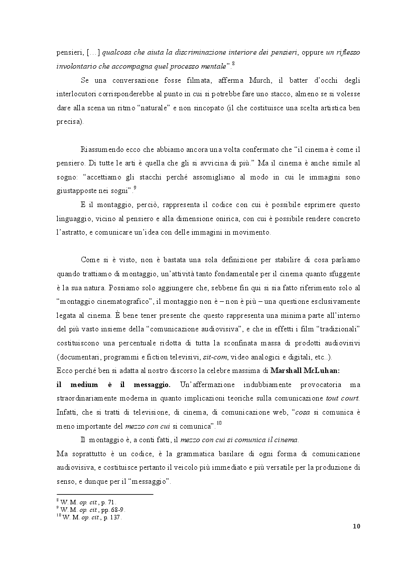Estratto dalla tesi: Tagliare ombre: estetica e racconto nel montaggio cinematografico tra ieri e oggi