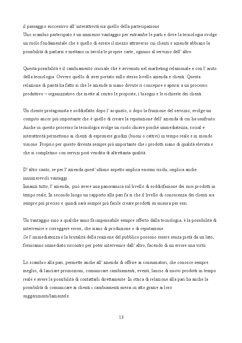 Estratto dalla tesi: Marketing relazionale e tecnologie della comunicazione: il caso Ikea
