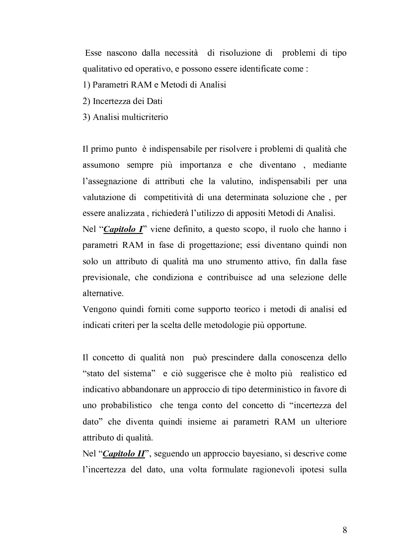 Anteprima della tesi: L'affidabilità in fase di progetto: una metodologia di analisi in regime di incertezza, Pagina 2
