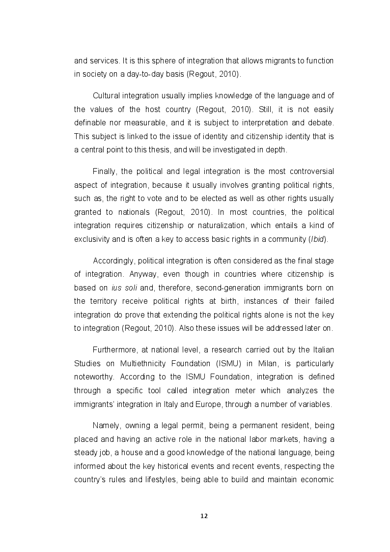 Anteprima della tesi: ''Fare gli italiani'': citizenship education and the difficult pathway from migrants to citizens, Pagina 7