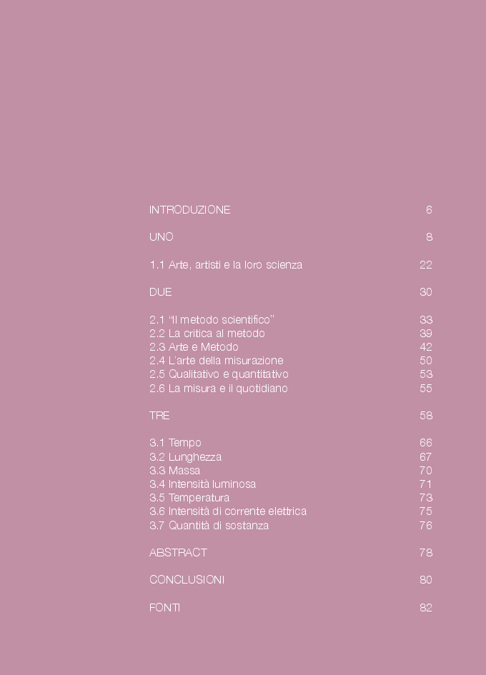 Indice della tesi: S.I. Sentimental Insights - Un'indagine soggettivo-qualitativa della misurazione scientifica, Pagina 1