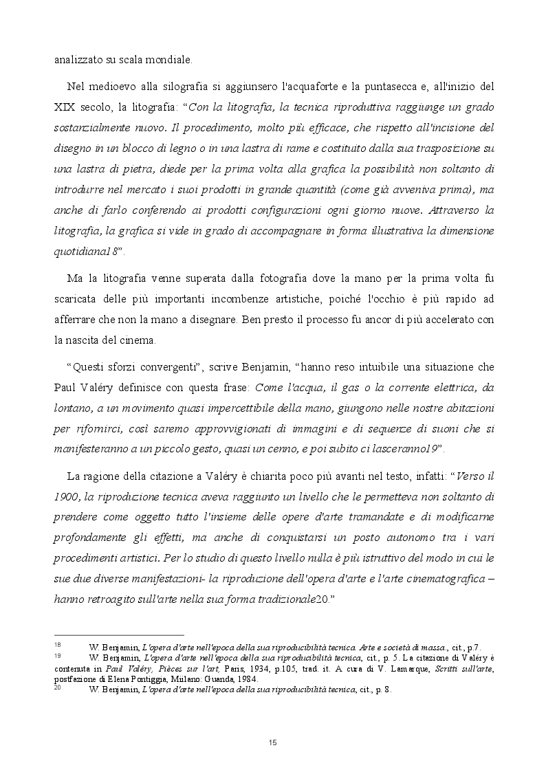 Estratto dalla tesi: Tra l'Aura e lo Choc: le possibilità dell'arte nel pensiero di W. Benjamin e Th. W. Adorno