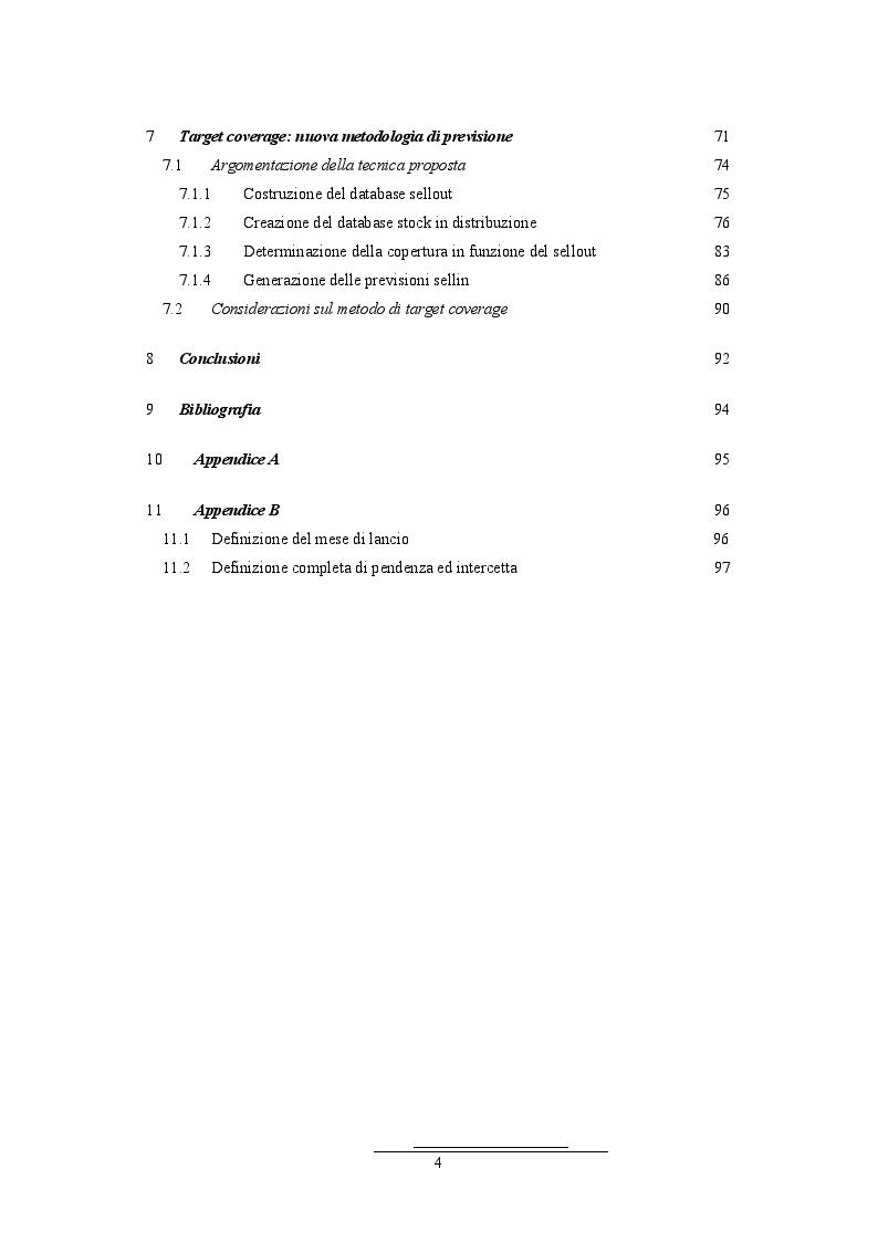 Indice della tesi: Analisi della correlazione temporale tra le serie storiche di vendita all'ingrosso e al dettaglio: il caso di un'azienda multinazionale del pharma&care, Pagina 2