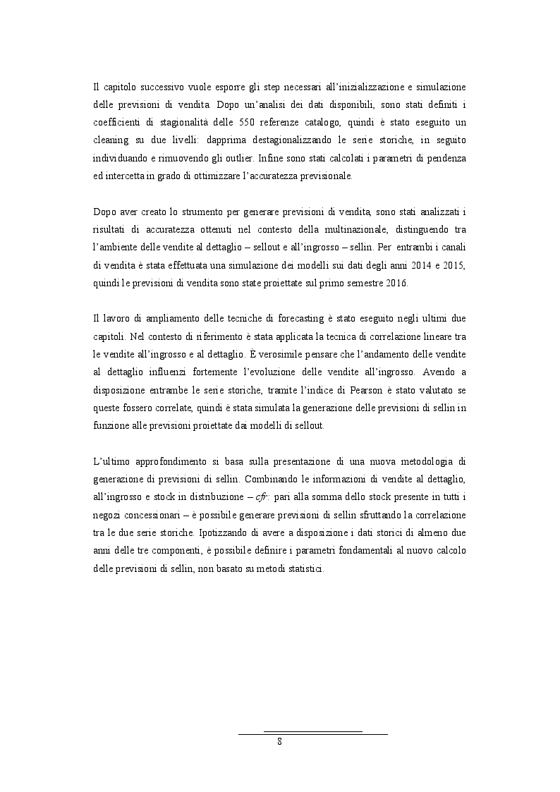Anteprima della tesi: Analisi della correlazione temporale tra le serie storiche di vendita all'ingrosso e al dettaglio: il caso di un'azienda multinazionale del pharma&care, Pagina 3