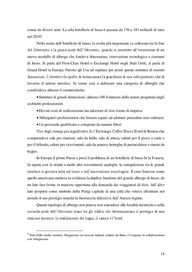 Estratto dalla tesi: Una panoramica sull'hotellerie di lusso: analisi economico-finanziaria dell'Hotel Royal e dei principali concorrenti liguri