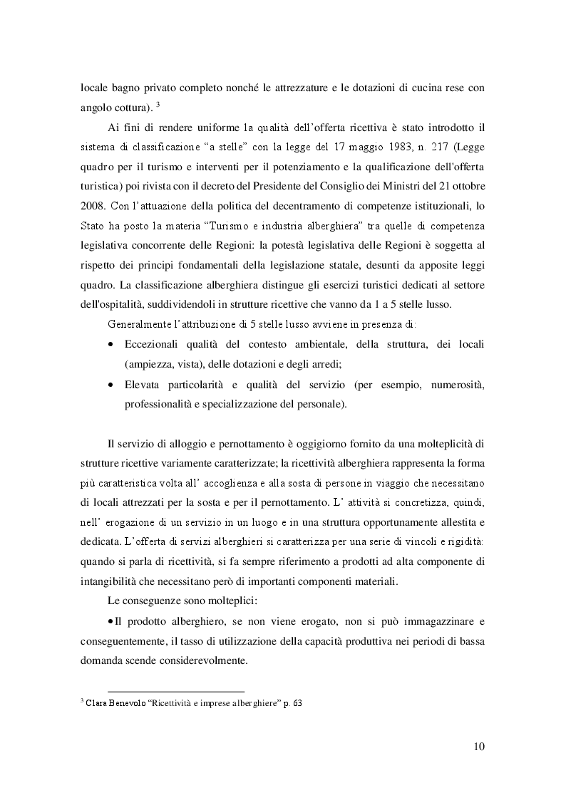 Anteprima della tesi: Una panoramica sull'hotellerie di lusso: analisi economico-finanziaria dell'Hotel Royal e dei principali concorrenti liguri, Pagina 7