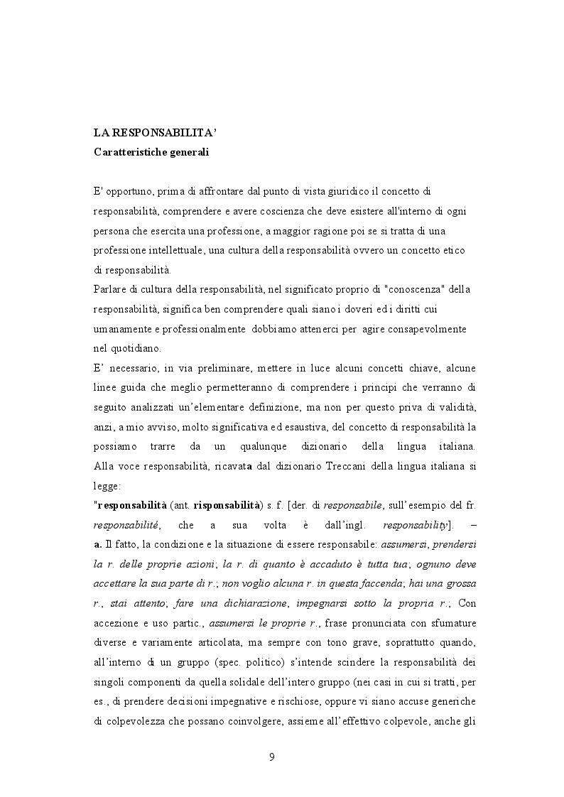 Estratto dalla tesi: L’evoluzione della professione sanitario/infermieristica con particolare attenzione alla colpa d'equipe