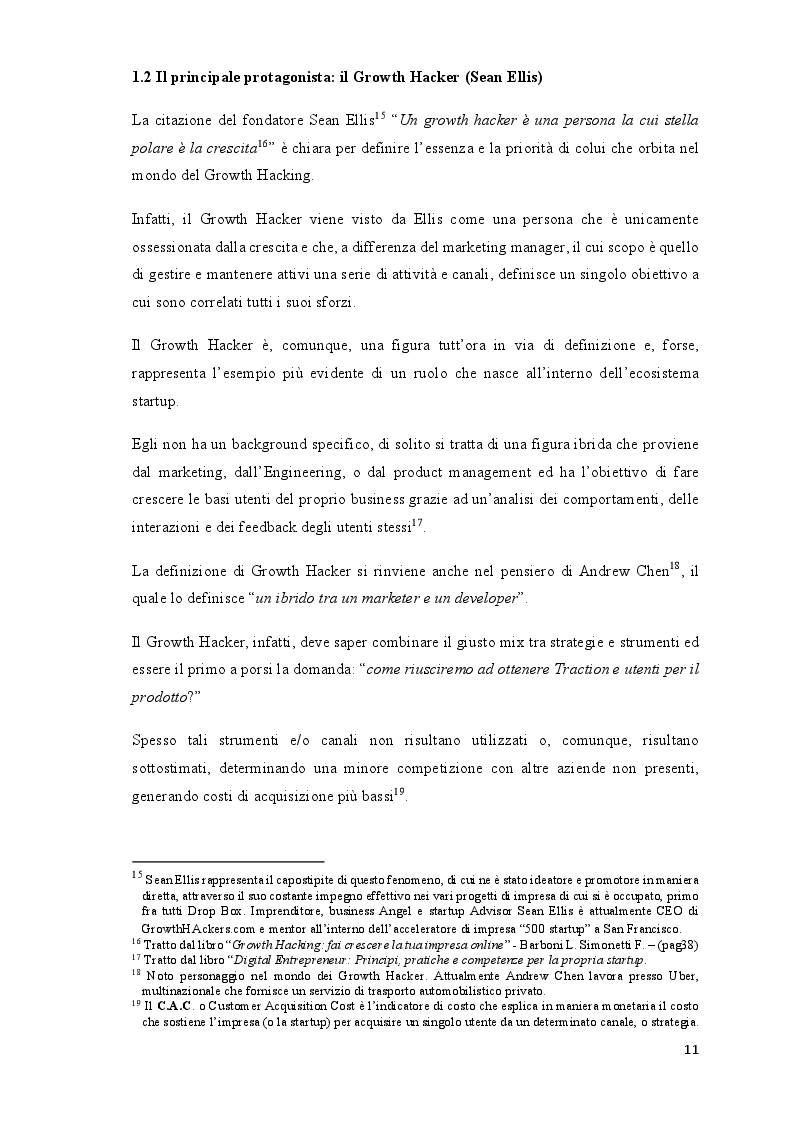 Estratto dalla tesi: Growth Hacking: Il nuovo mindset del Marketing