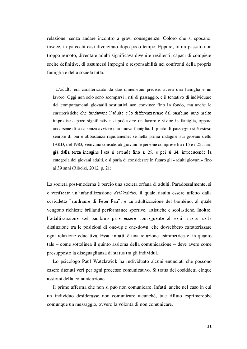 Estratto dalla tesi: Cercando Itaca. L'itinerario dell'adolescente verso la configurazione della propria identità