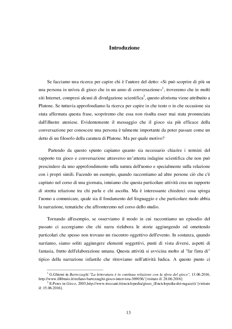 Estratto dalla tesi: Il desiderio di narrarsi attraverso il gioco: una proposta ludica