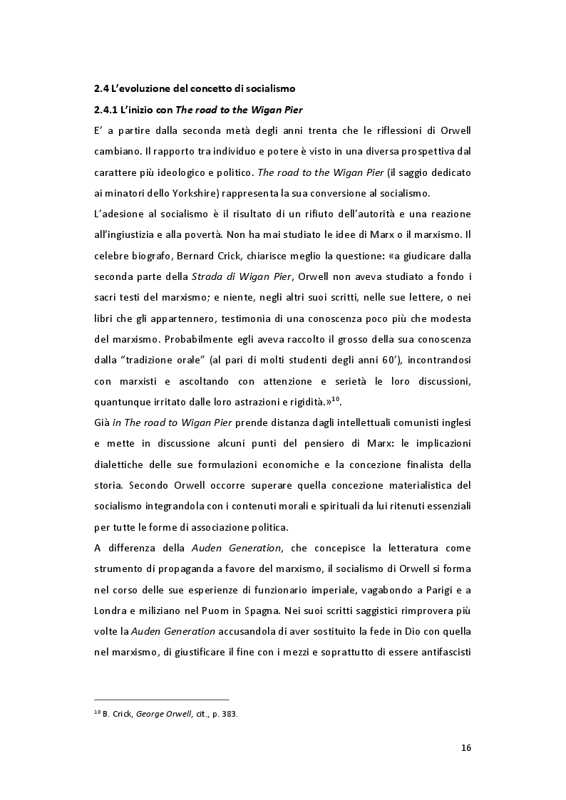 Estratto dalla tesi: Stato, totalitarismo e alienazione in George Orwell