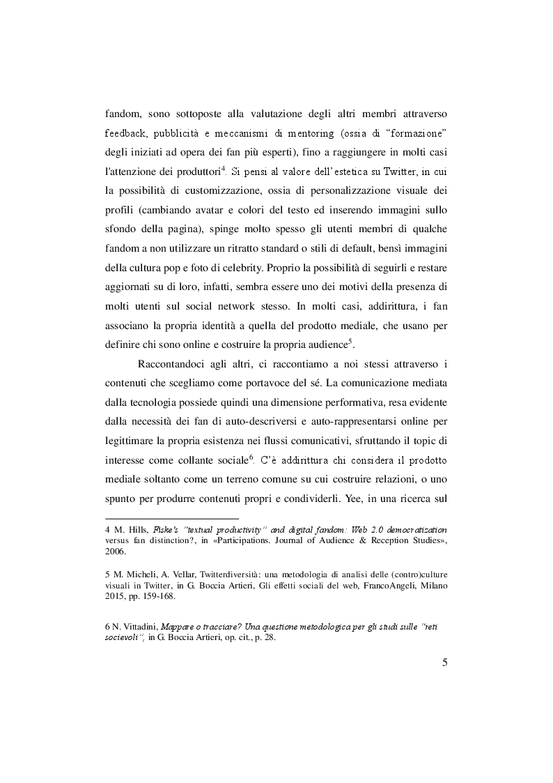 Anteprima della tesi: Fandom! Serie tv vs musica: House Of Cards vs Justin Bieber, Pagina 4