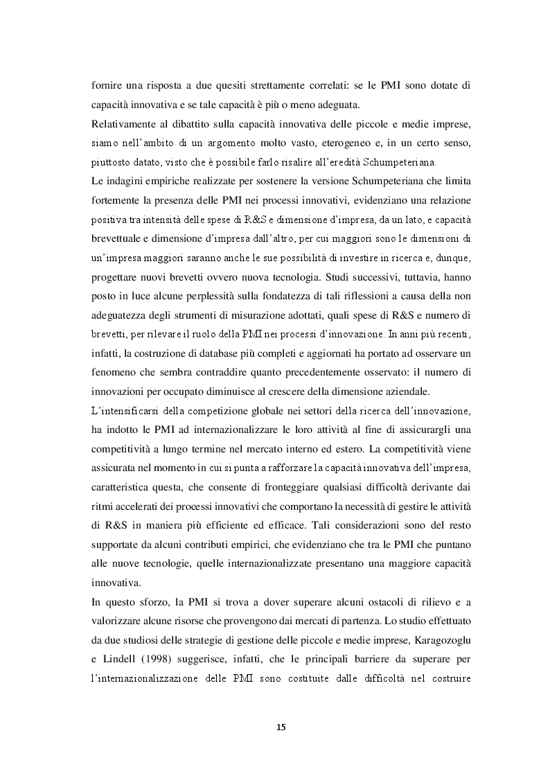Estratto dalla tesi: La sostenibilità degli investimenti in innovazione tecnologica: un'opportunità di crescita per le piccole e medie imprese