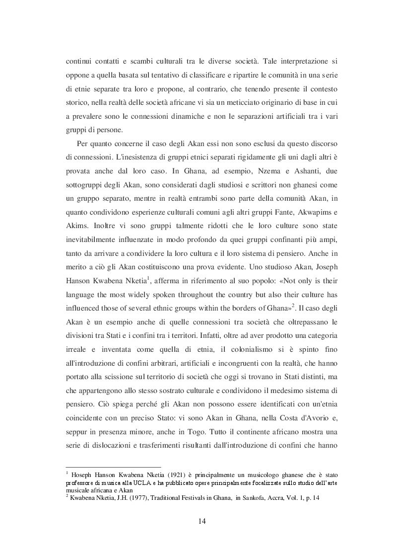 Anteprima della tesi: La filosofia Akan della persona, Pagina 7