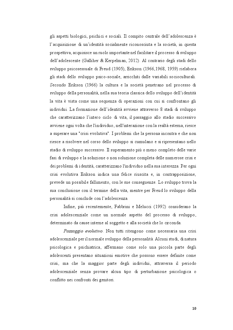 Estratto dalla tesi: Sviluppo dell'identità: il ruolo del pregiudizio e degli stereotipi nella formazione di un'identità positiva in un gruppo di persone appartenenti a minoranze sessuali
