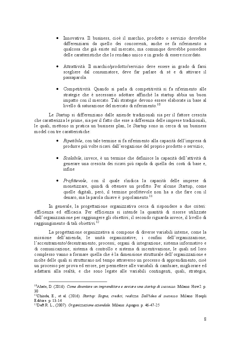 Anteprima della tesi: La progettazione organizzativa di una Startup innovativa: Il caso Friendz, Pagina 4