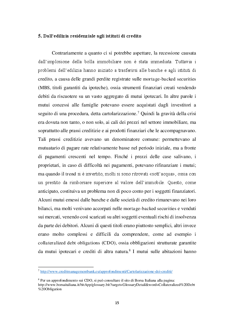 Estratto dalla tesi: BCE, FED, Banca Centrale del Regno Unito, Banca Centrale del Giappone: Strategie di politica monetaria a seguito della crisi finanziaria del 2007 e successive implicazioni macroeconomiche