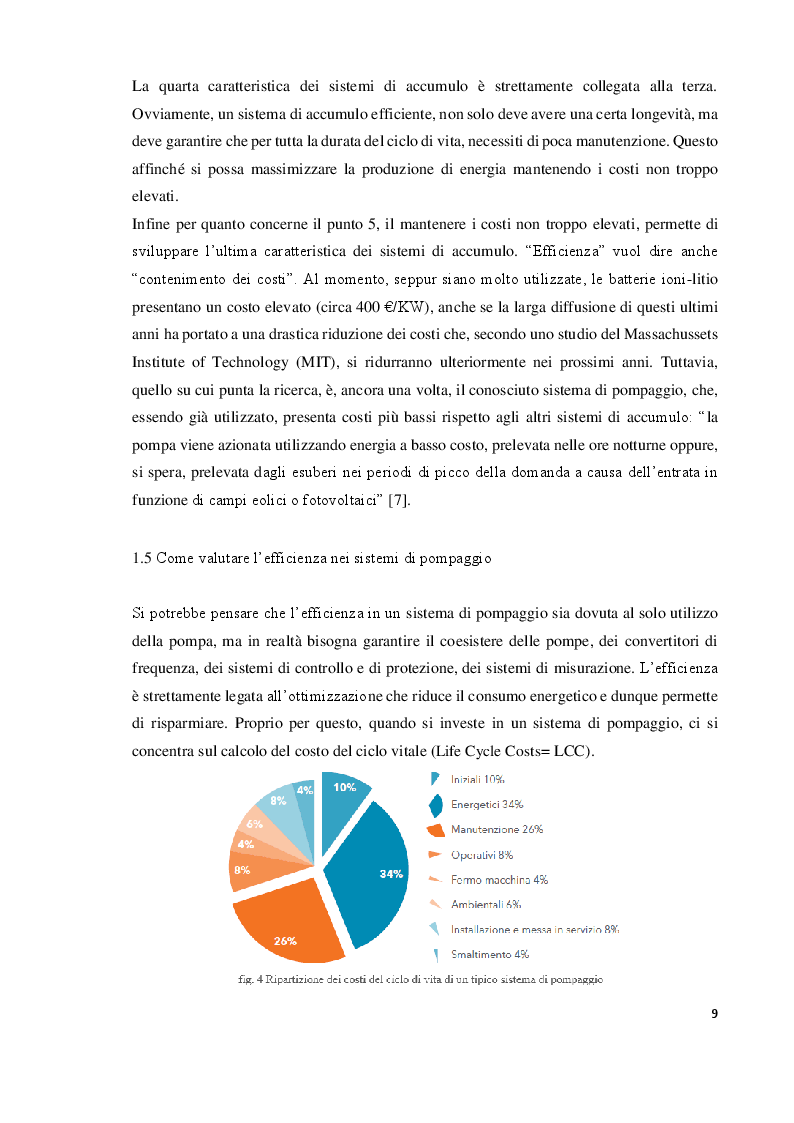 Estratto dalla tesi: Incidenza dei cambiamenti climatici sui sistemi di accumulo. Focus - impianti di pompaggio e idroelettrico
