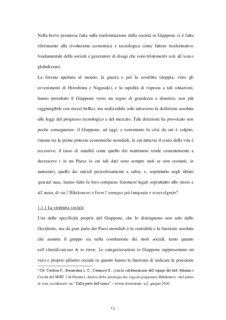 Estratto dalla tesi: Una moltitudine sola. Il fenomeno Hikikmori