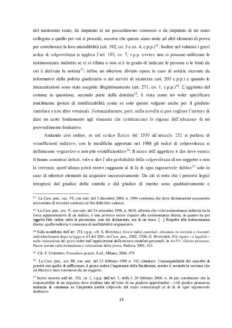 Estratto dalla tesi: Il requisito dell'attualità nelle nuove misure cautelari: l'importanza della legge 16 aprile 2015 n. 47