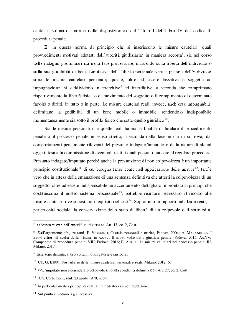 Anteprima della tesi: Il requisito dell'attualità nelle nuove misure cautelari: l'importanza della legge 16 aprile 2015 n. 47, Pagina 4