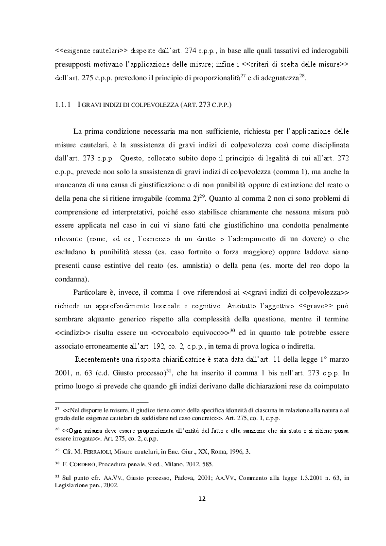 Anteprima della tesi: Il requisito dell'attualità nelle nuove misure cautelari: l'importanza della legge 16 aprile 2015 n. 47, Pagina 7
