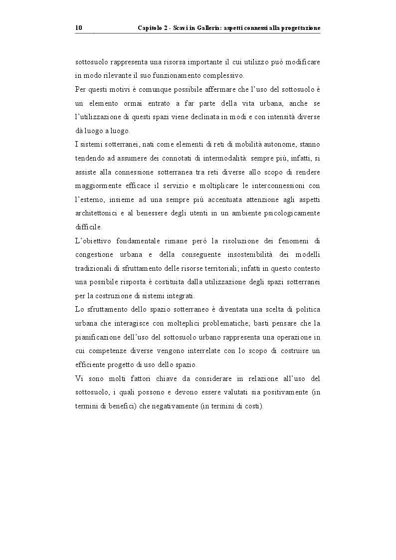 Estratto dalla tesi: Analisi di stabilità di gallerie scavate mediante TBM EPB: "il caso della nuova linea metropolitana di Catania"