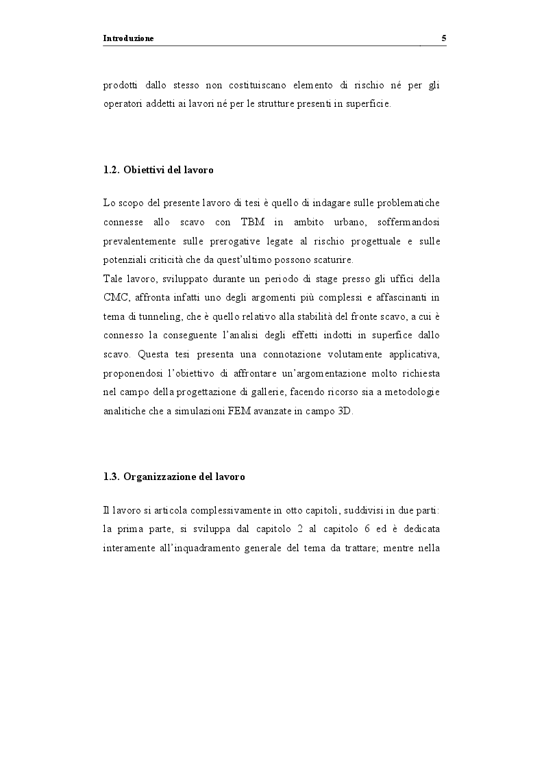 Anteprima della tesi: Analisi di stabilità di gallerie scavate mediante TBM EPB: "il caso della nuova linea metropolitana di Catania", Pagina 6