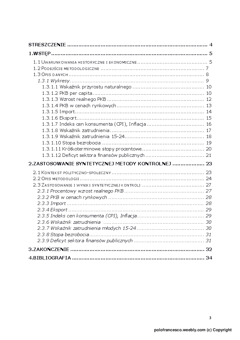 Indice della tesi: Wierzymy w Zlotego, prawda?, Pagina 1