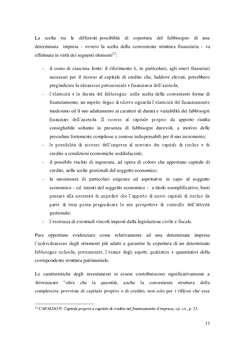 Estratto dalla tesi: La situazione finanziaria d'impresa