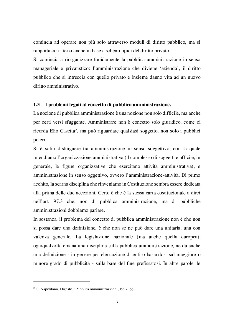 Anteprima della tesi: Il principio di buon andamento ex articolo 97 della Costituzione: dal giuridicamente irrilevante all’amministrazione di risultato, Pagina 8