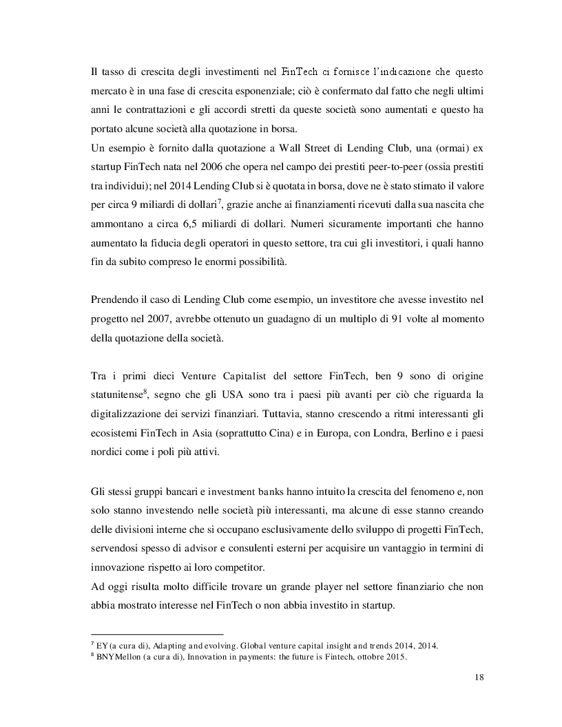 Estratto dalla tesi: FinTech: la digitalizzazione dei servizi finanziari
